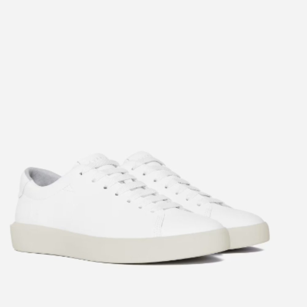 EVERLANE The ReLeather® Tennis Shoe | White | M8.5 | NWOB